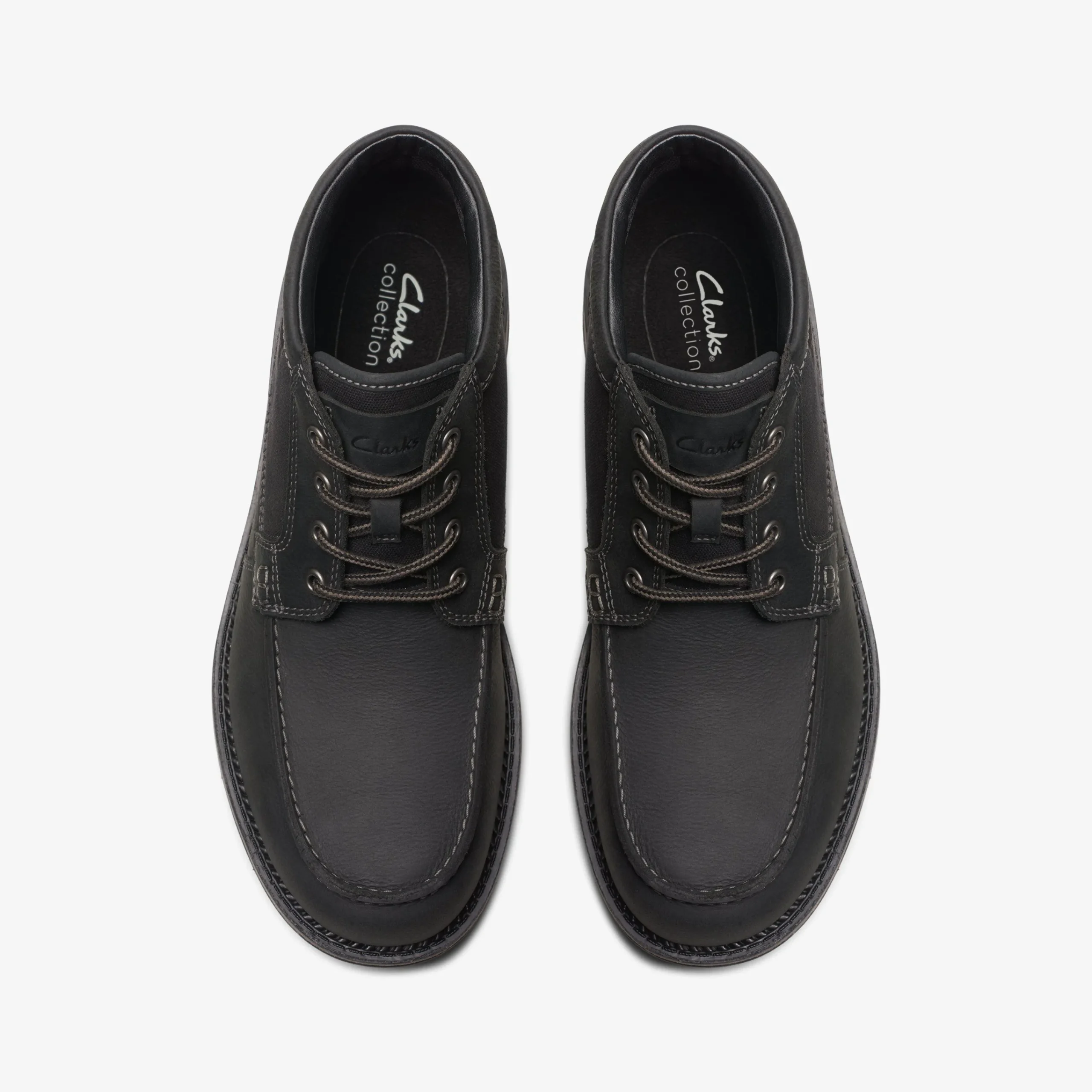 Clarks Maplewalk Moc Black Combination Outlet