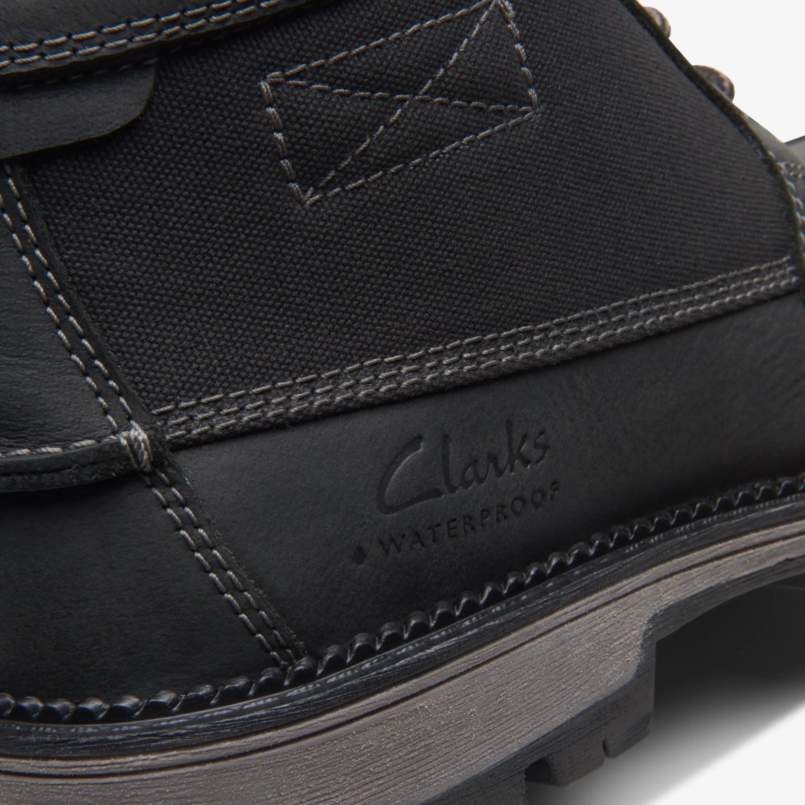 Clarks Maplewalk Moc Black Combination Outlet