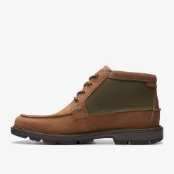 Clarks Maplewalk Moc Brown Combination Fashion