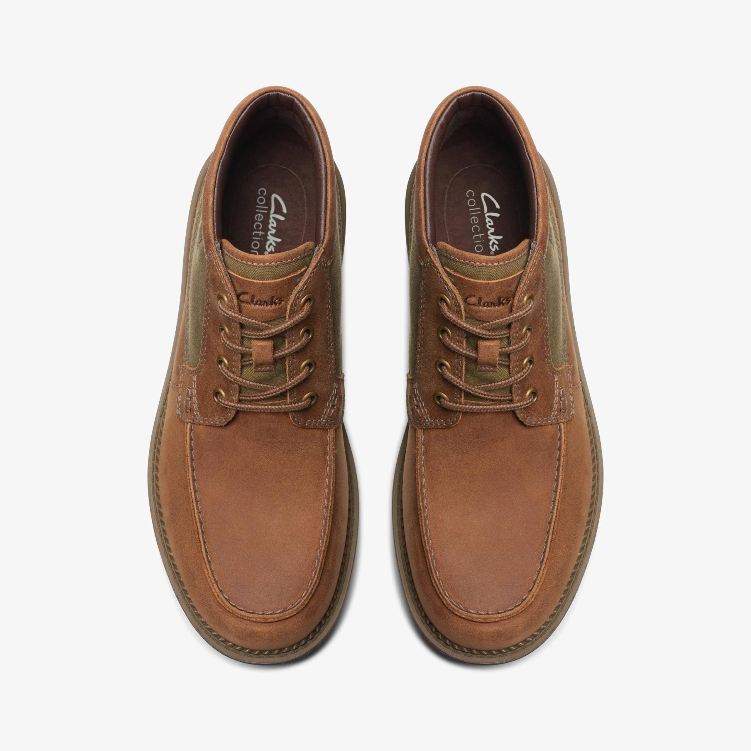 Clarks Maplewalk Moc Brown Combination Fashion
