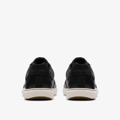 Clarks Mapstone Lace Black Leather Sale
