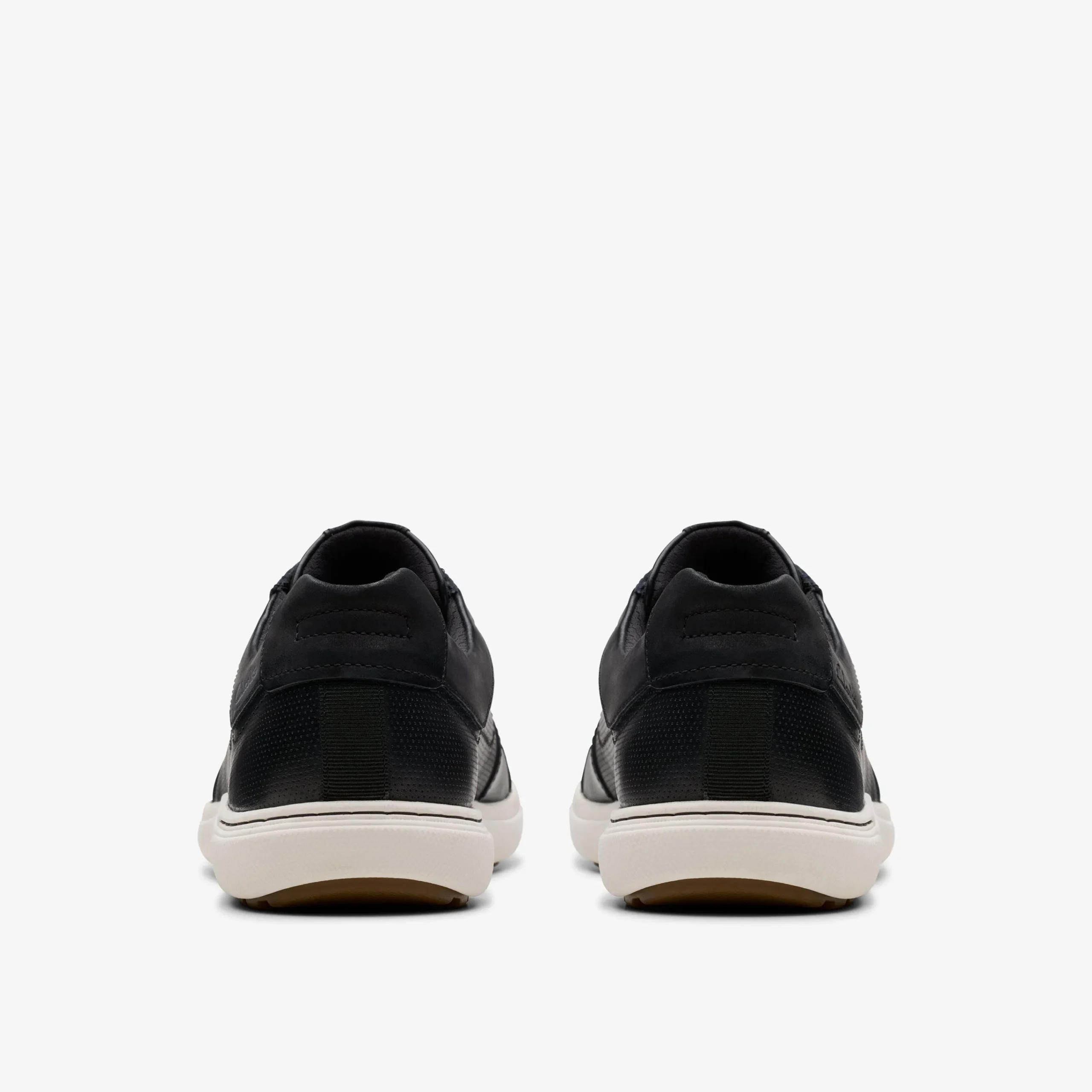 Clarks Mapstone Lace Black Leather Sale