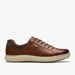 Clarks Mapstone Lace Tan Leather Hot