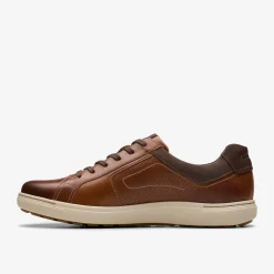 Clarks Mapstone Lace Tan Leather Hot