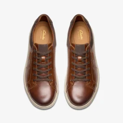 Clarks Mapstone Lace Tan Leather Hot