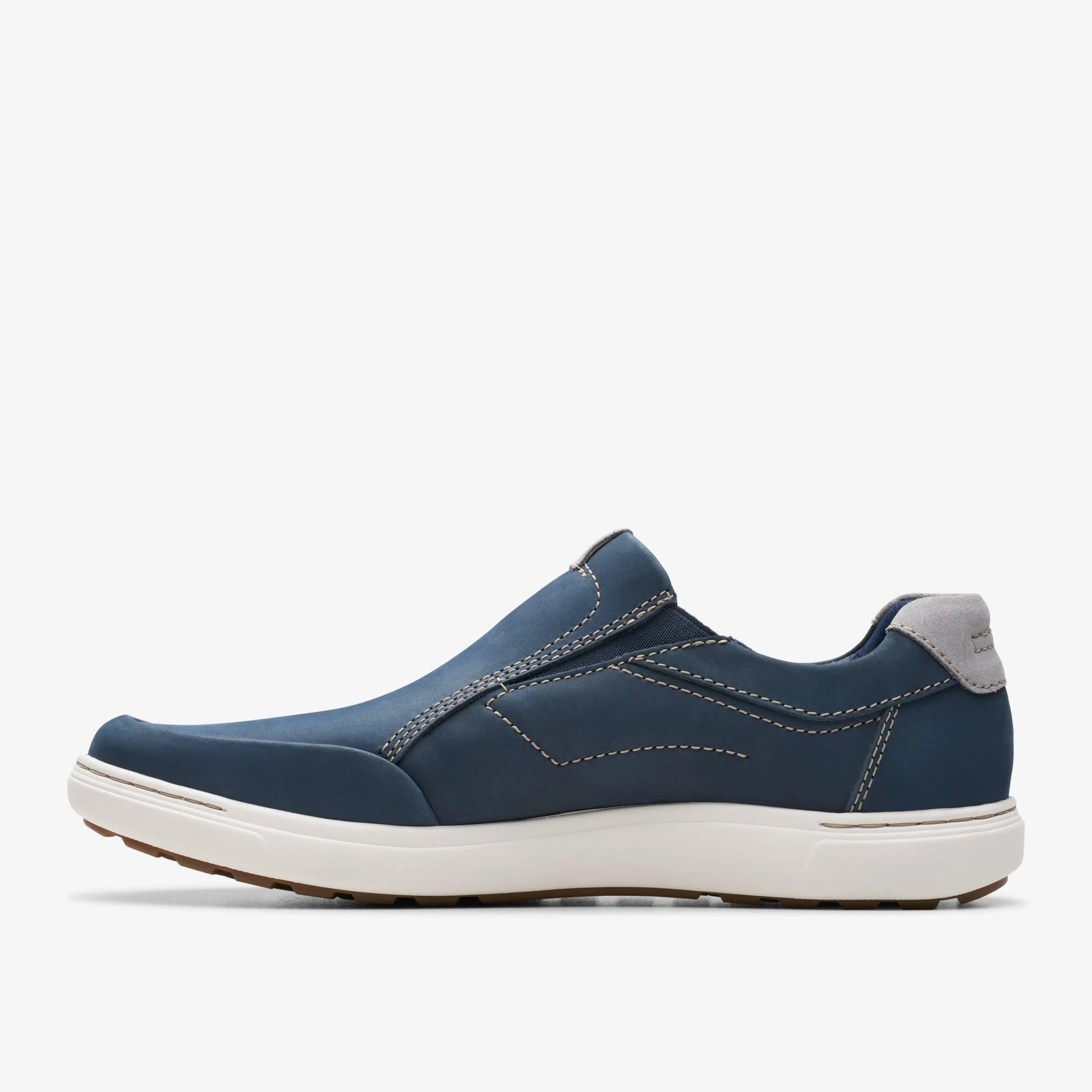 Clarks Mapstone Step Navy Nubuck Shop