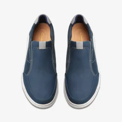Clarks Mapstone Step Navy Nubuck Shop