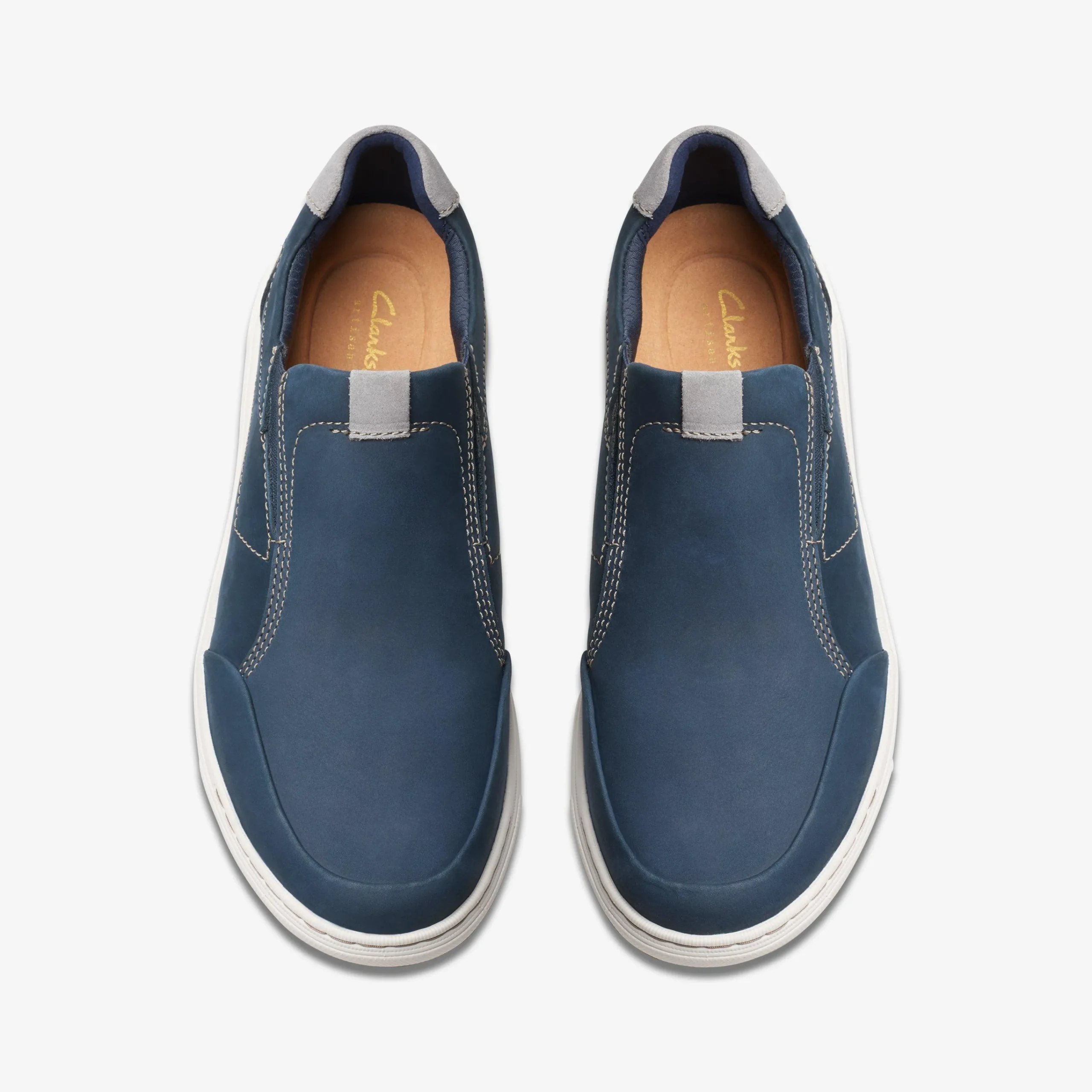 Clarks Mapstone Step Navy Nubuck Shop