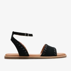 Clarks Maritime May Black Suede Fashion