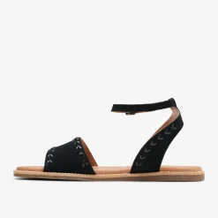 Clarks Maritime May Black Suede Fashion