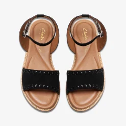 Clarks Maritime May Black Suede Fashion