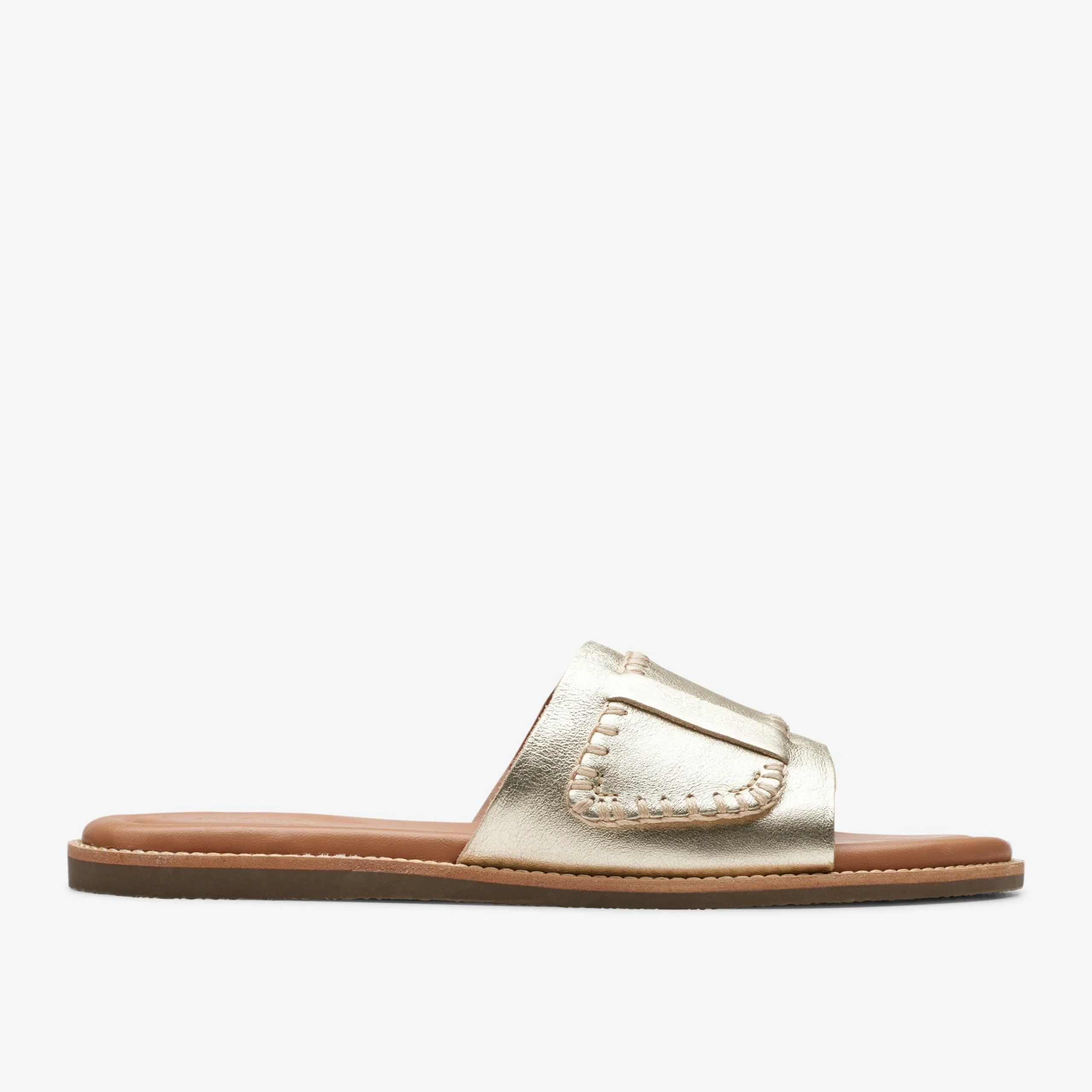Clarks Maritime Mule Champagne Leather Best