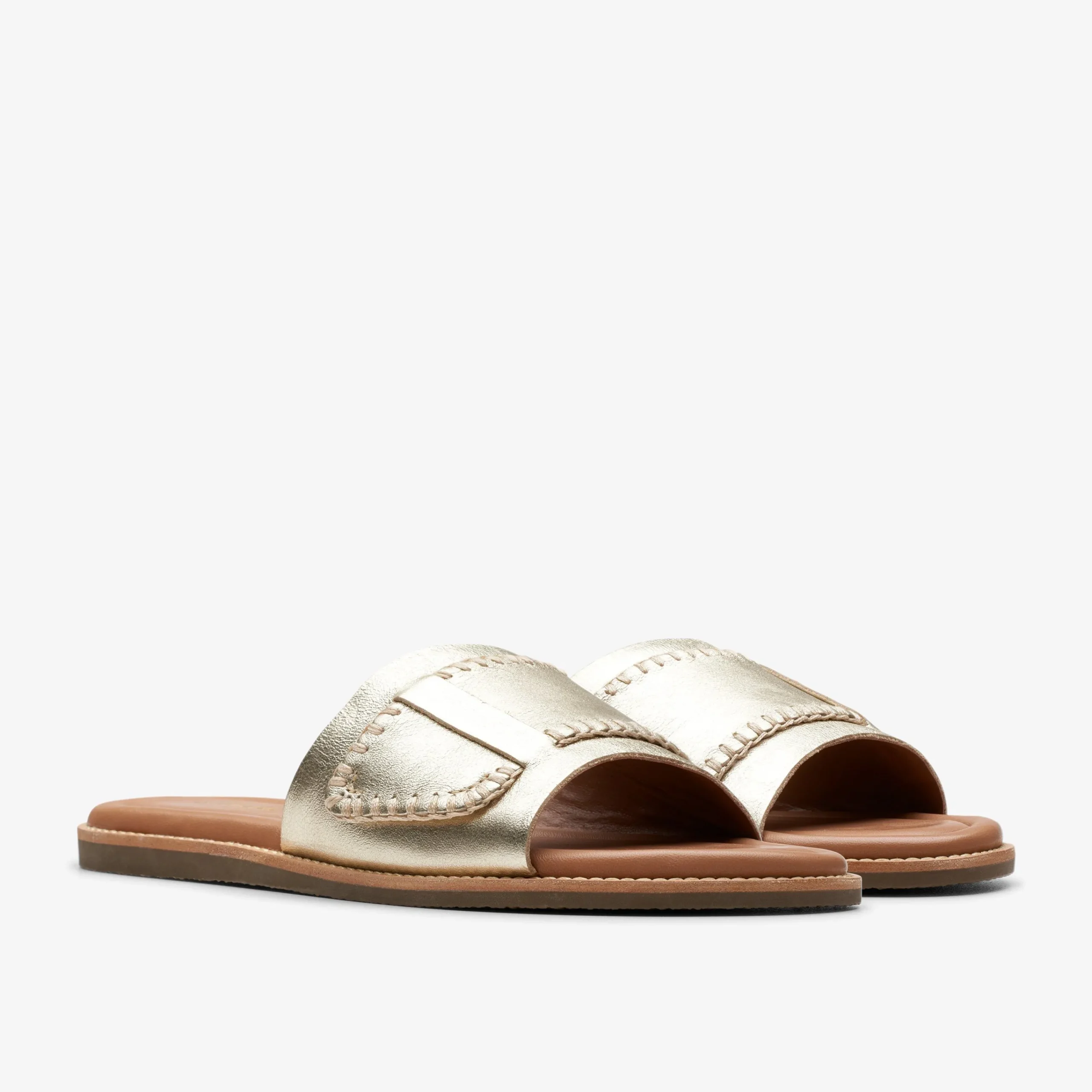 Clarks Maritime Mule Champagne Leather Best