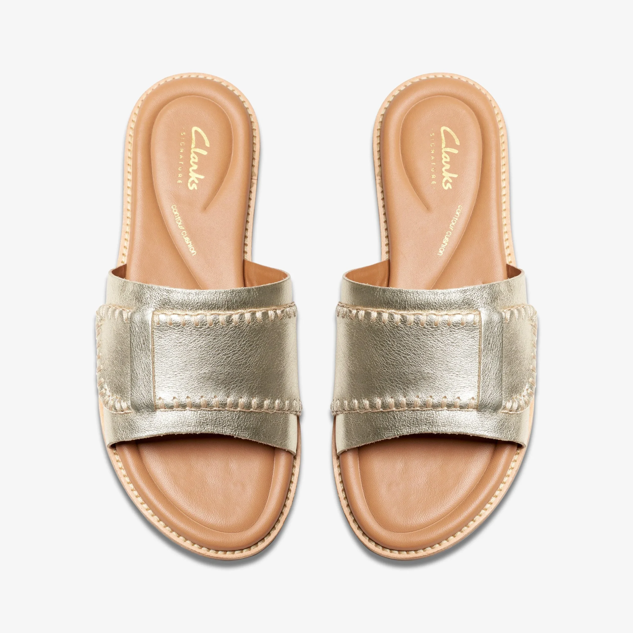 Clarks Maritime Mule Champagne Leather Best