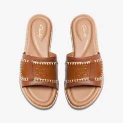 Clarks Maritime Mule Tan Interest Sale
