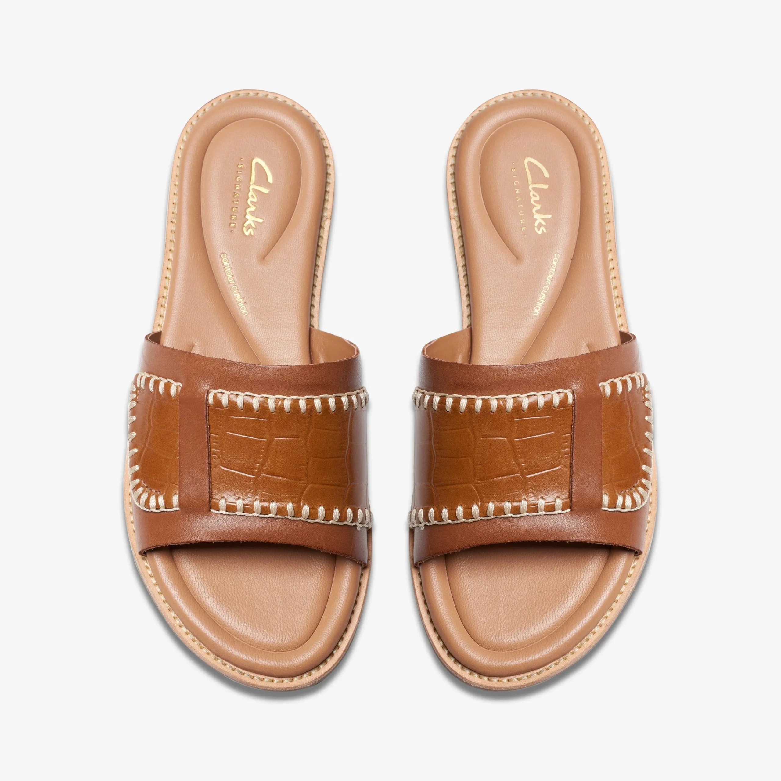 Clarks Maritime Mule Tan Interest Sale