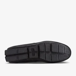 Clarks Markman Plain Black Leather Fashion