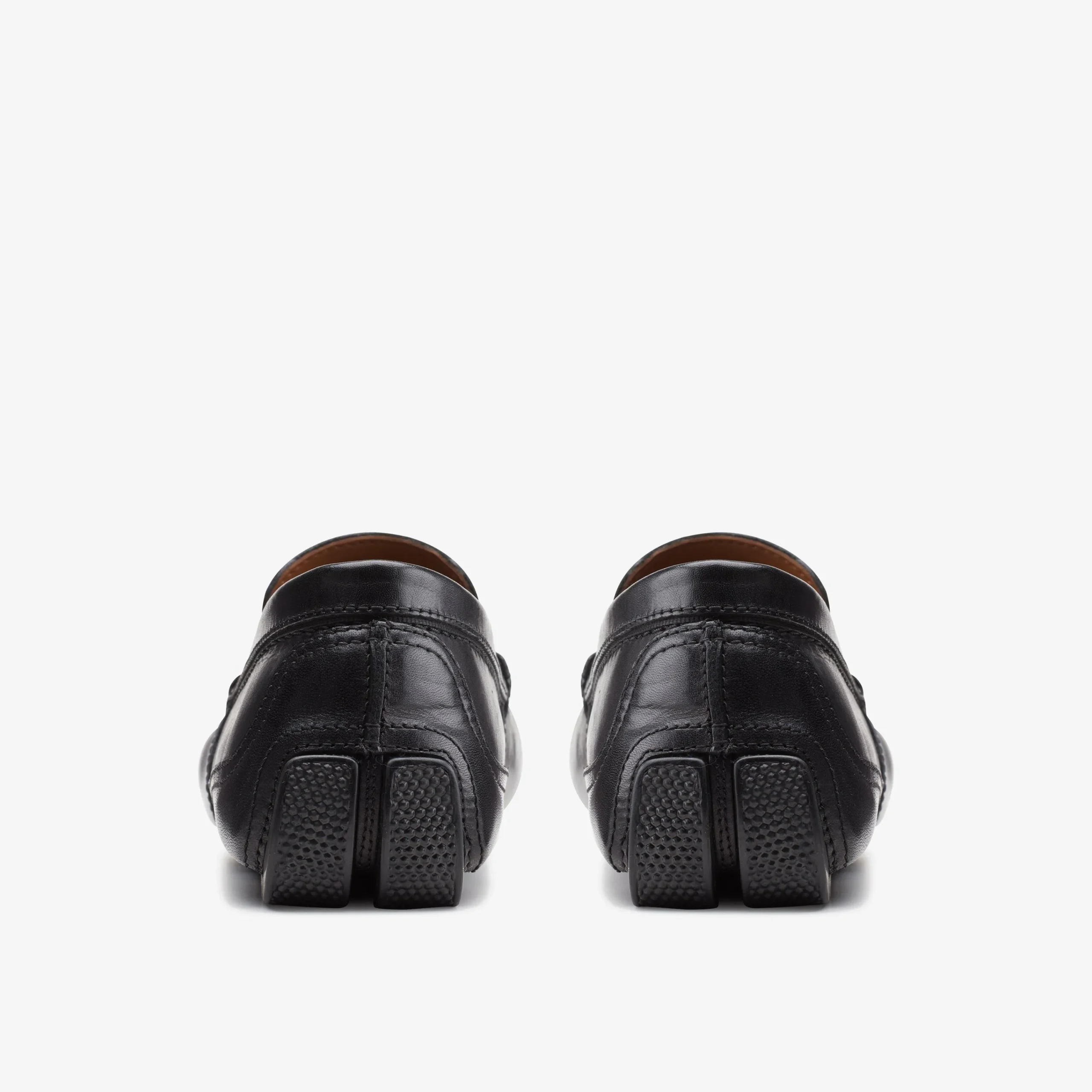 Clarks Markman Plain Black Leather Fashion