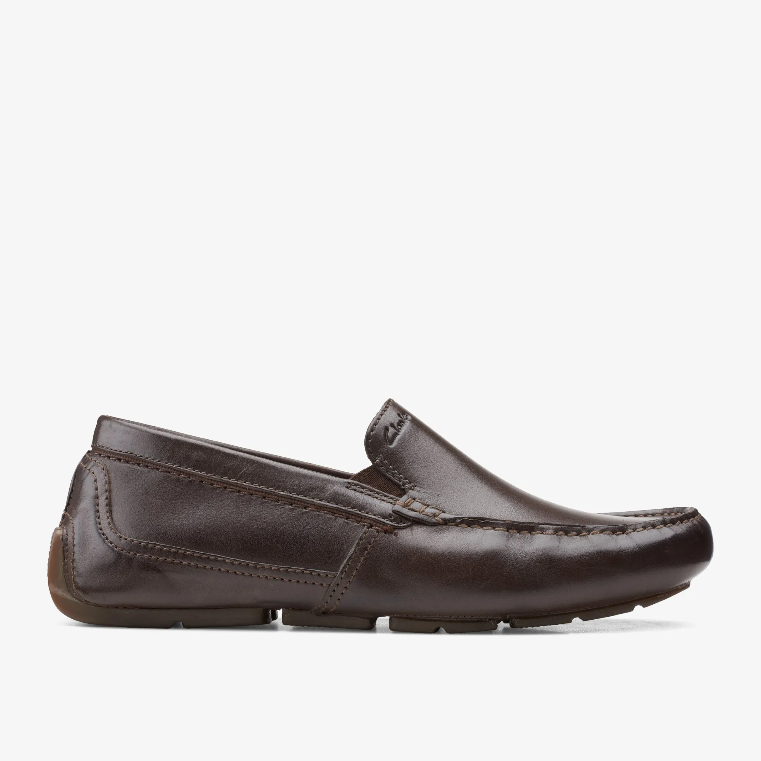 Clarks Markman Plain Dark Brown Hot