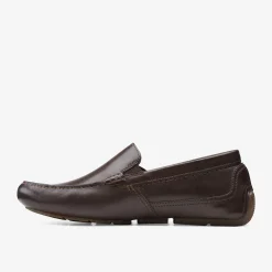 Clarks Markman Plain Dark Brown Hot