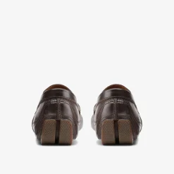 Clarks Markman Plain Dark Brown Hot