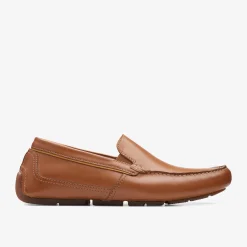 Clarks Markman Plain Tan Leather Outlet