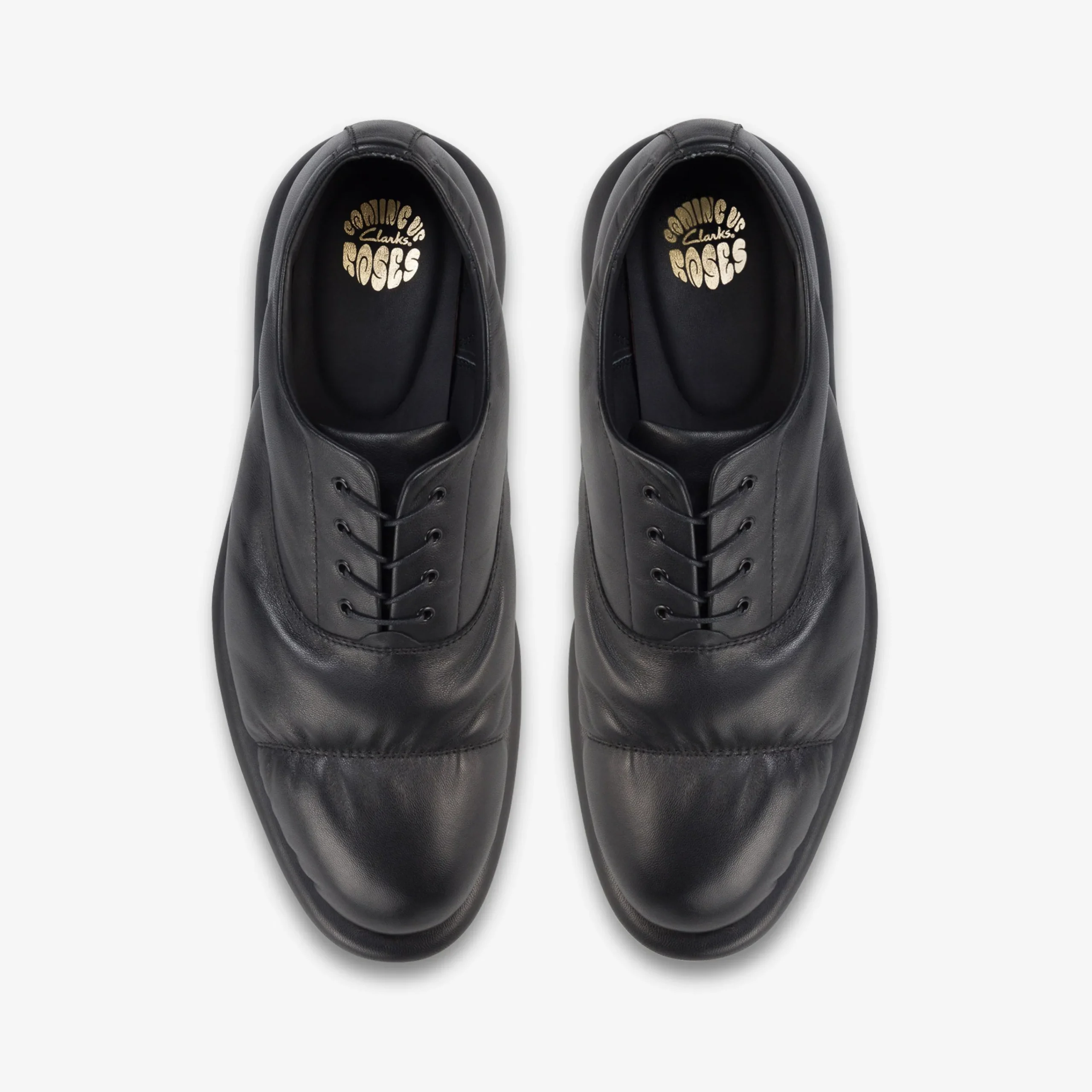 Clarks Martine Rose Mens Oxford 1 Black Leather New