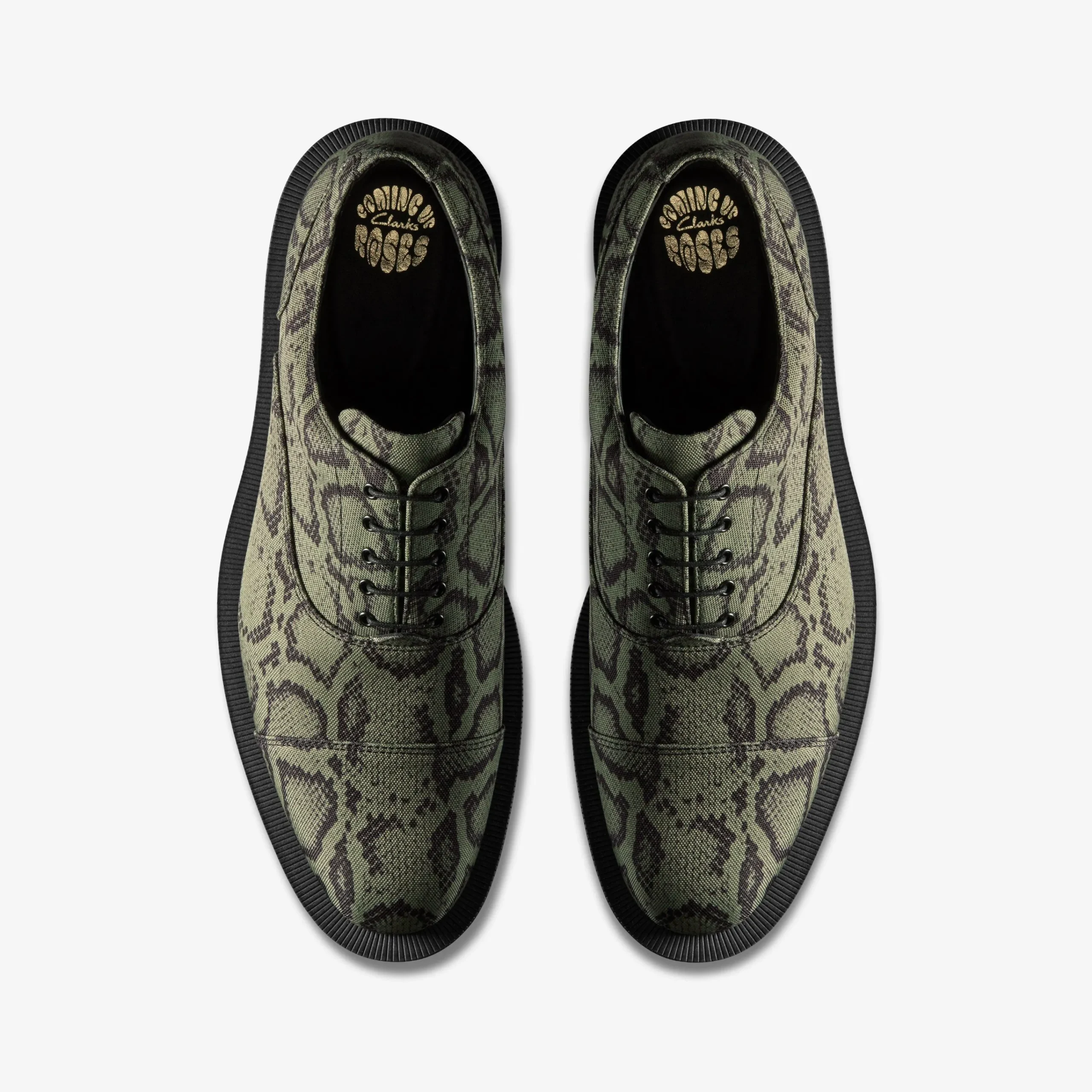 Clarks Martine Rose Mens Oxford 2 Green Textile Cheap
