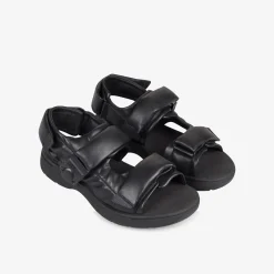 Clarks Martine Rose Mens Sandal 1 Black Leather Hot