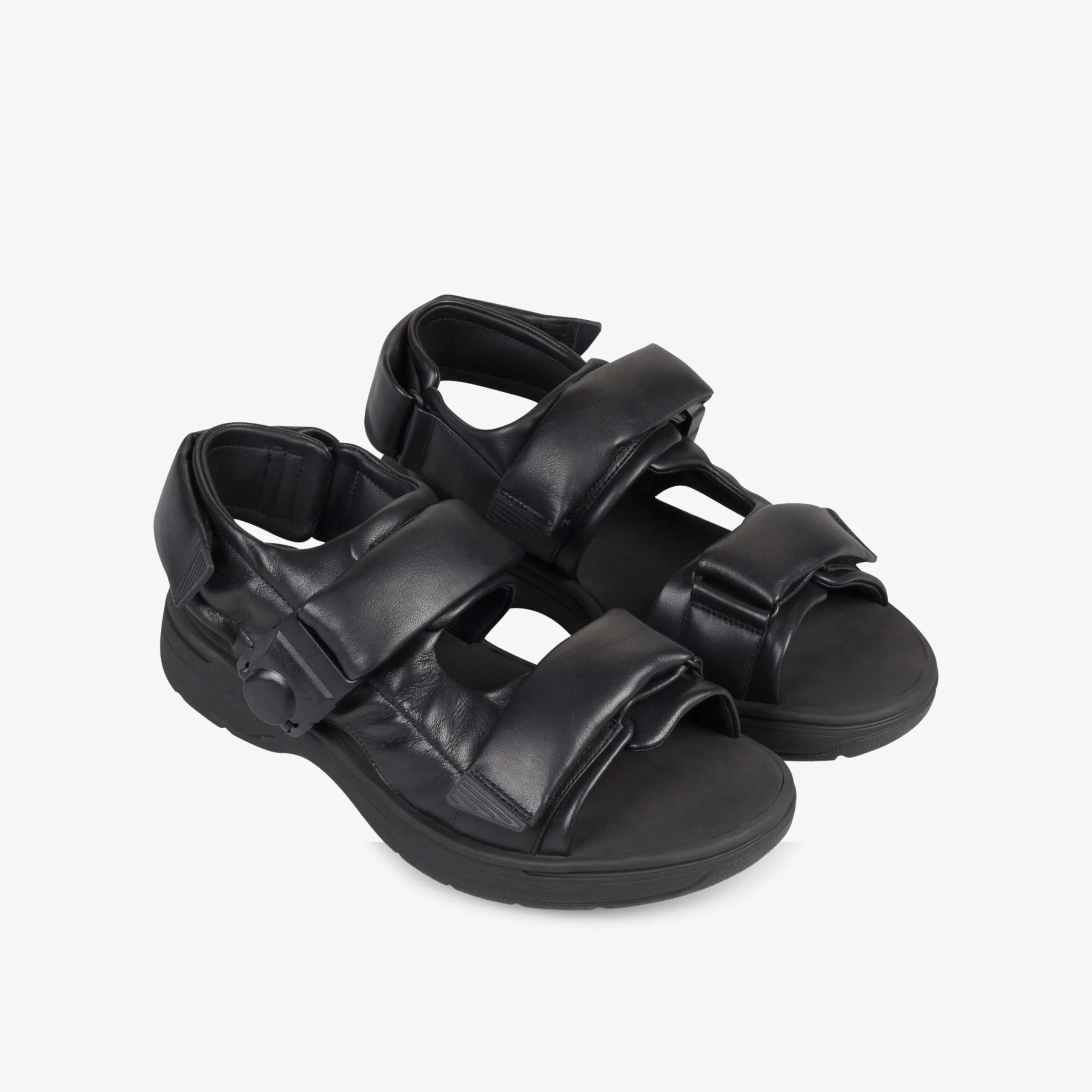 Clarks Martine Rose Mens Sandal 1 Black Leather Hot