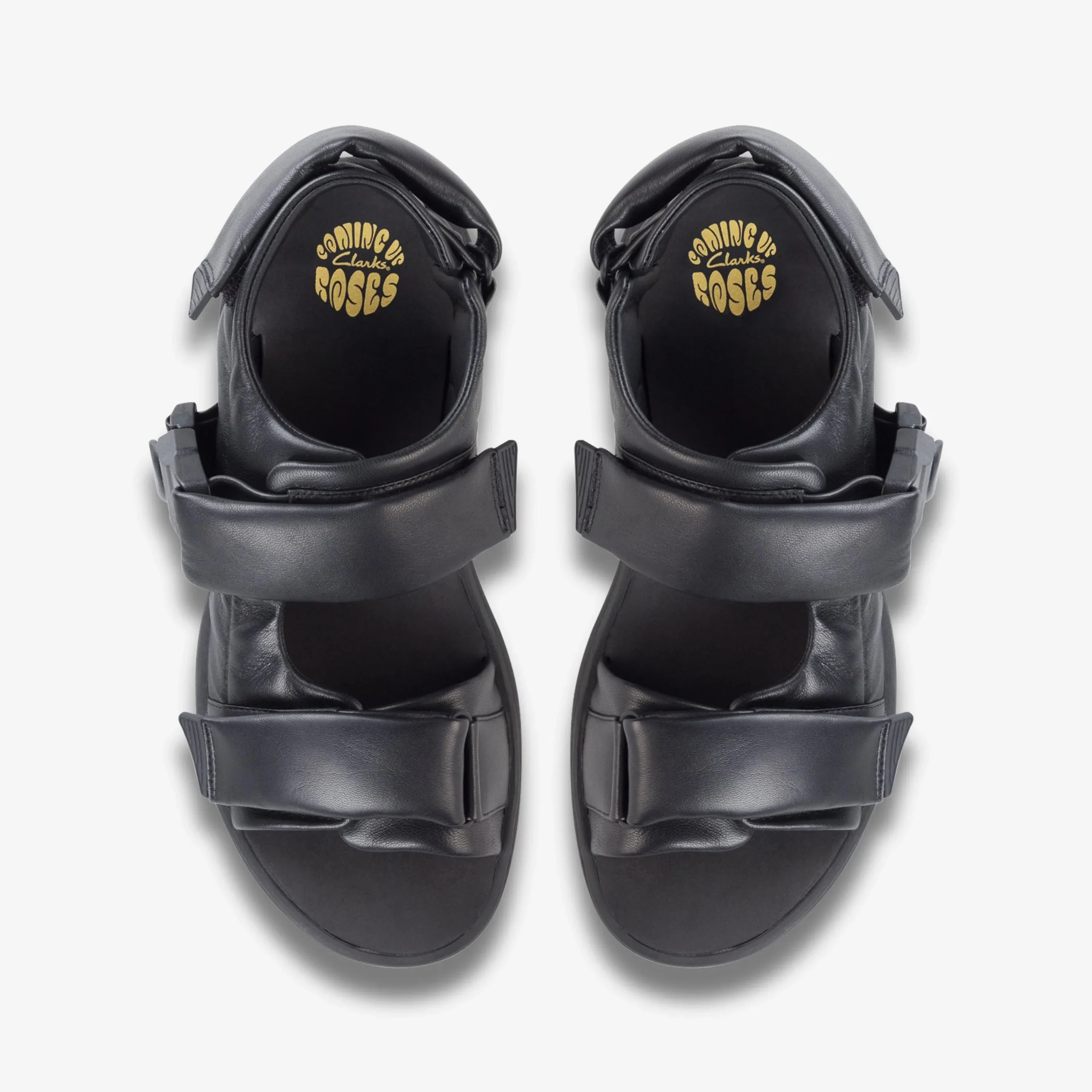 Clarks Martine Rose Mens Sandal 1 Black Leather Hot