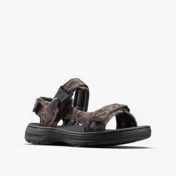 Clarks Martine Rose Mens Sandal 2 Brown Textile Best Sale