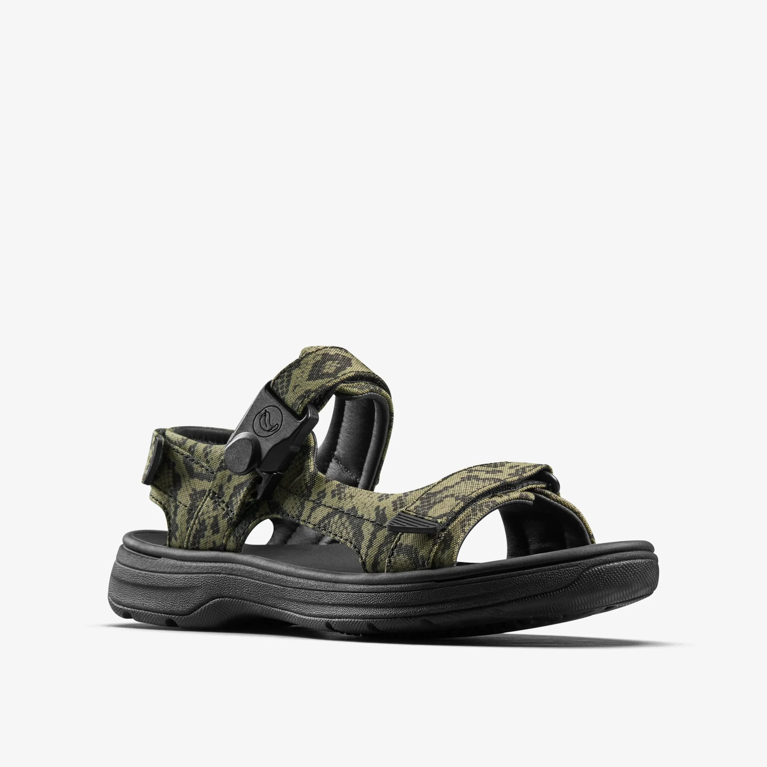 Clarks Martine Rose Mens Sandal 2 Green Textile Discount