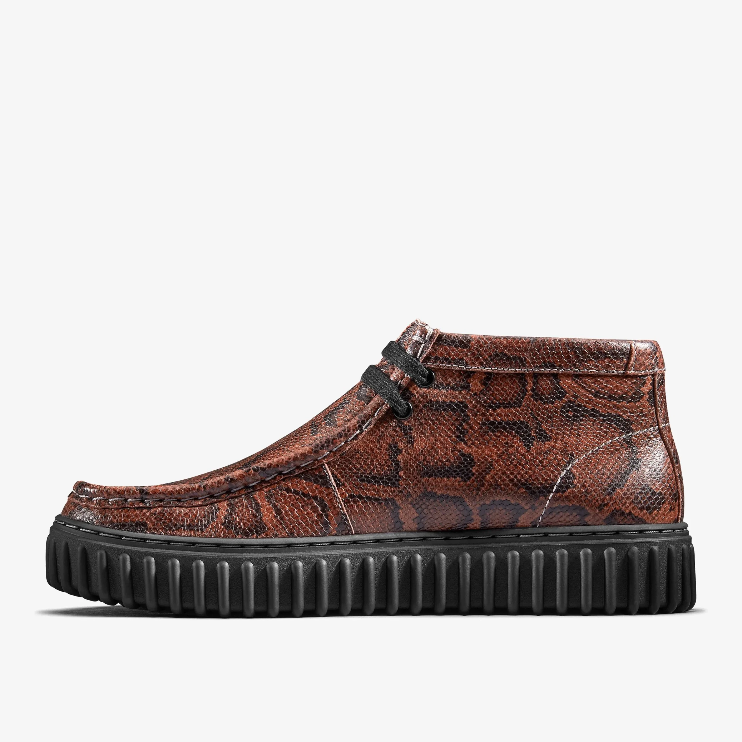 Clarks Martine Rose Torhill Hi Brown Snake Best Sale