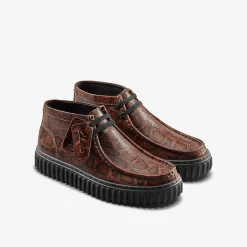 Clarks Martine Rose Torhill Hi Brown Snake Best Sale