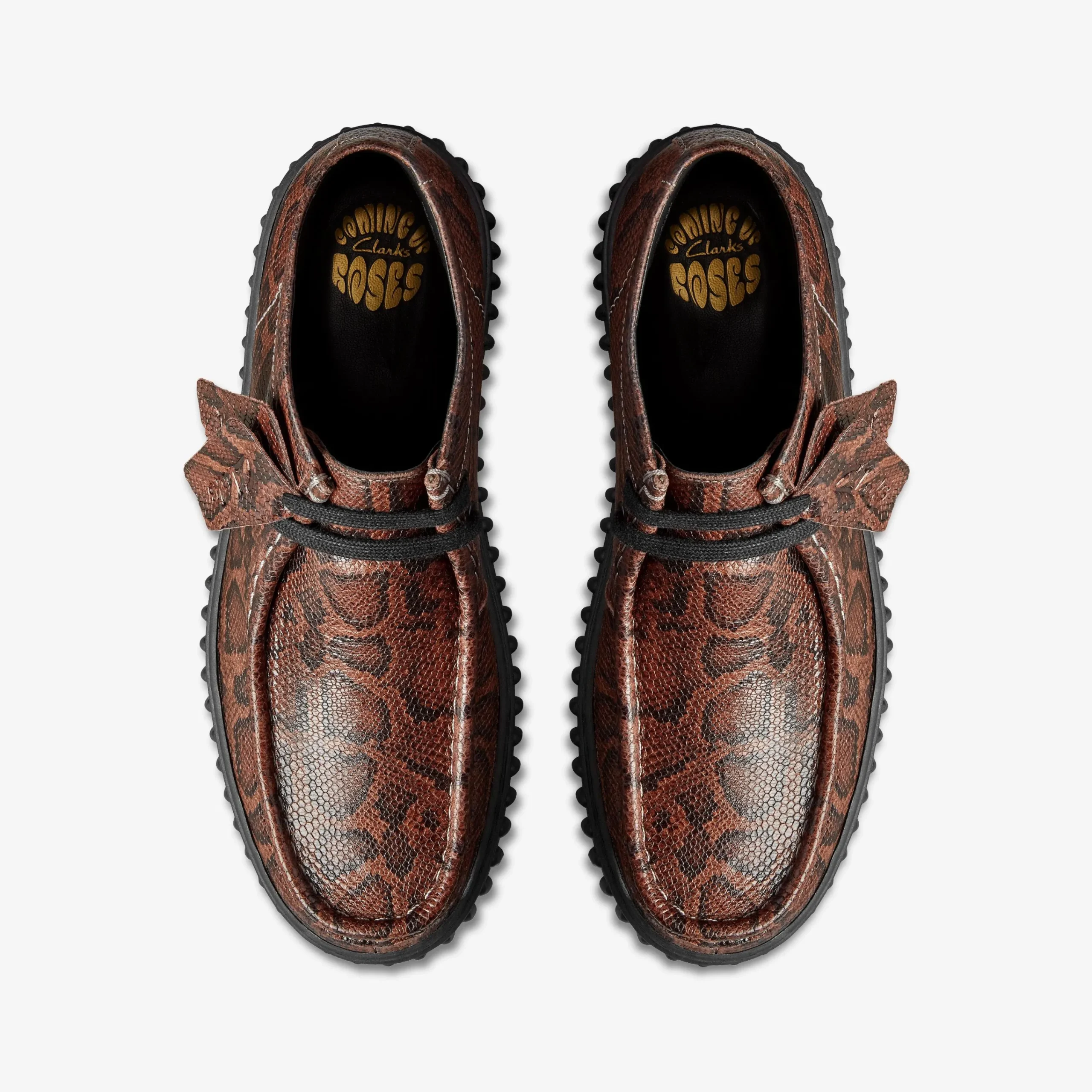 Clarks Martine Rose Torhill Hi Brown Snake Best Sale