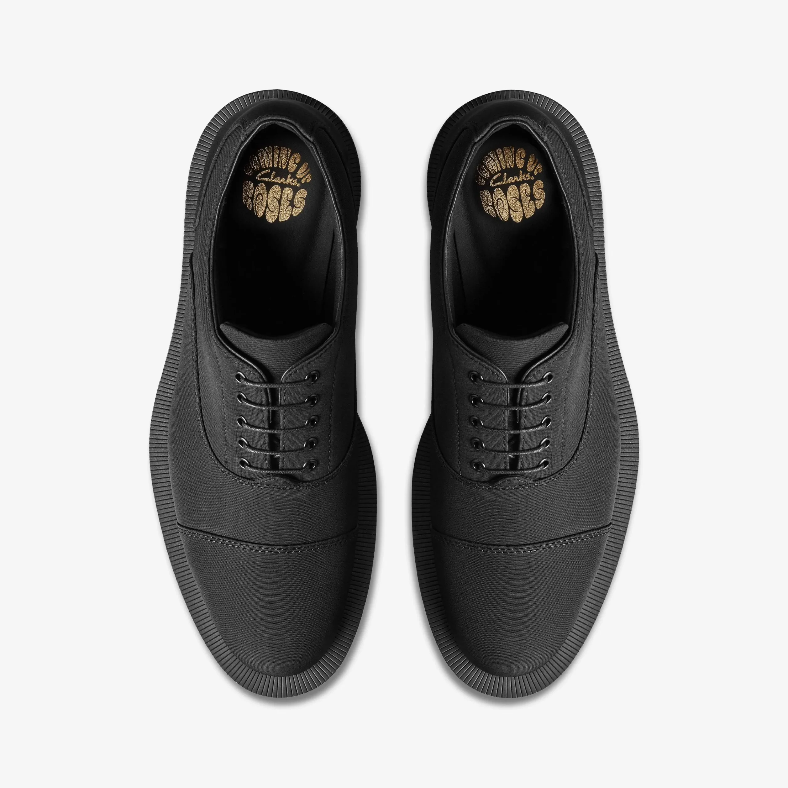 Clarks Martine Rose Womens 2 Oxford Black Textile Best Sale