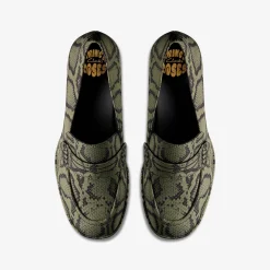 Clarks Martine Rose Womens Loafer 2 Green Textile Cheap