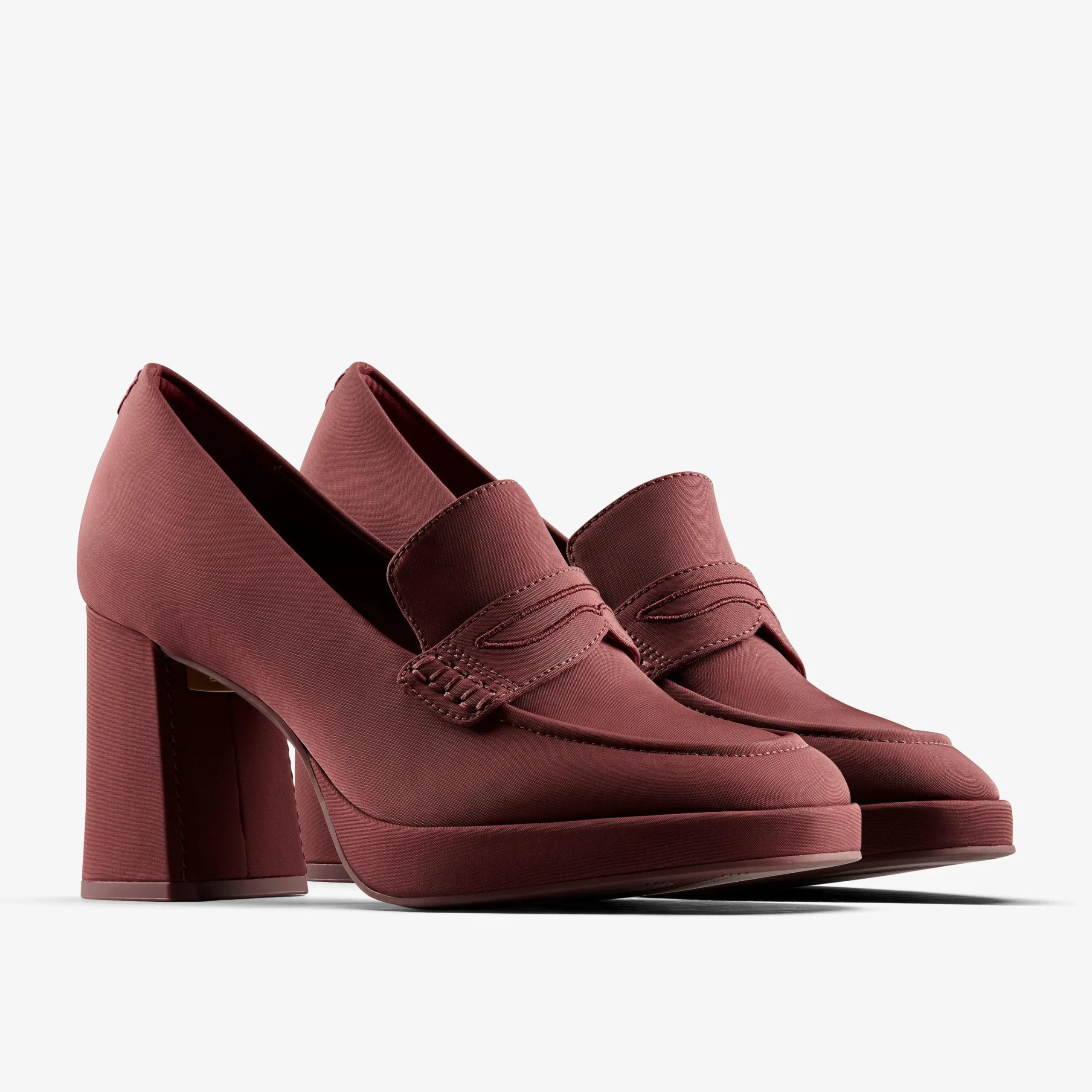 Clarks Martine Rose Womens Loafer 2 Oxblood Textile Cheap