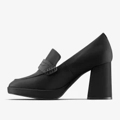 Clarks Martine Rose Womens Loafer 2 Black Textile Clearance