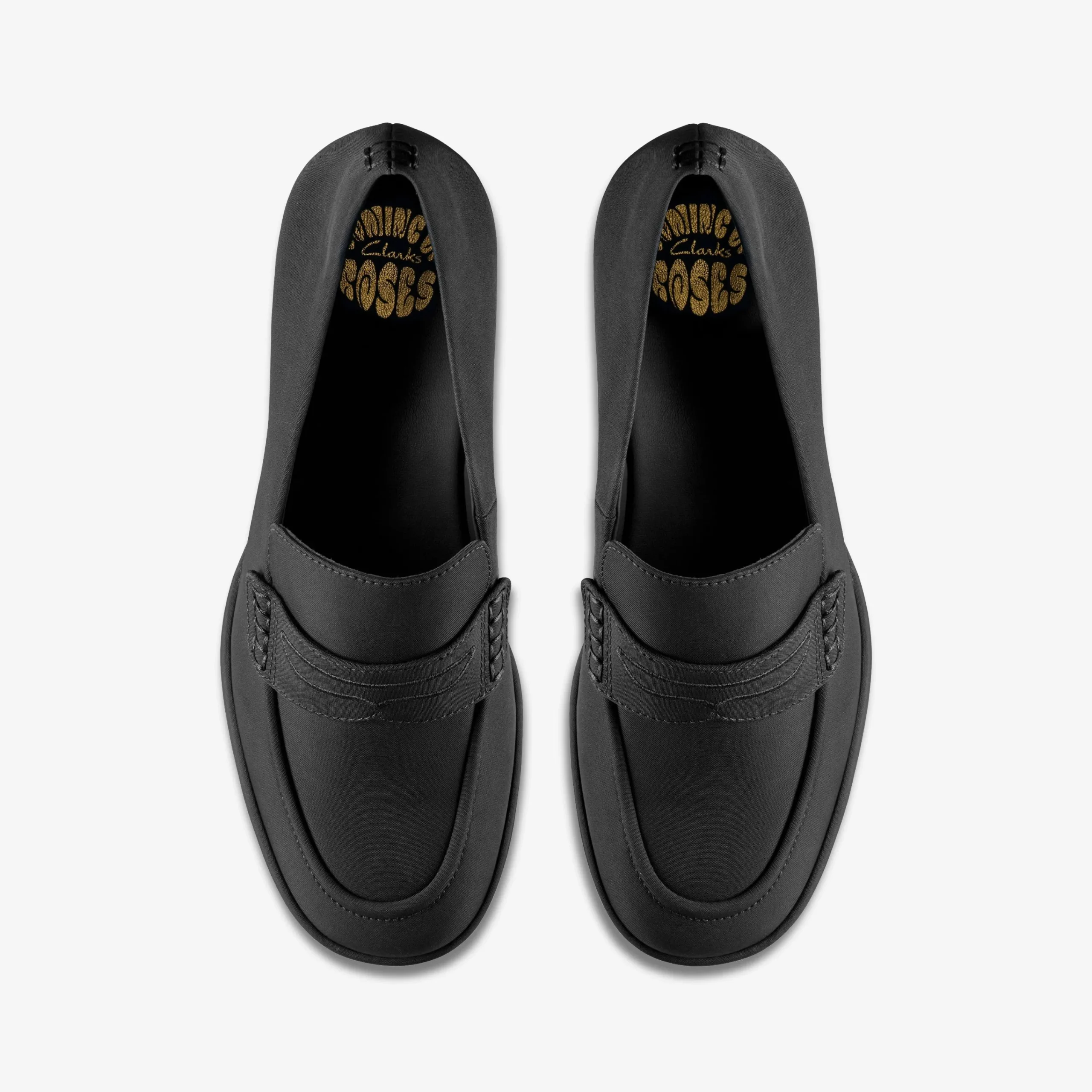 Clarks Martine Rose Womens Loafer 2 Black Textile Clearance