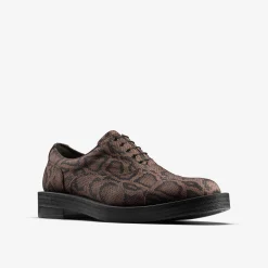 Clarks Martine Rose Womens Oxford 2 Brown Textile Outlet