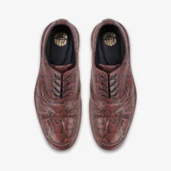 Clarks Martine Rose Womens Oxford 1 Brown Snake New