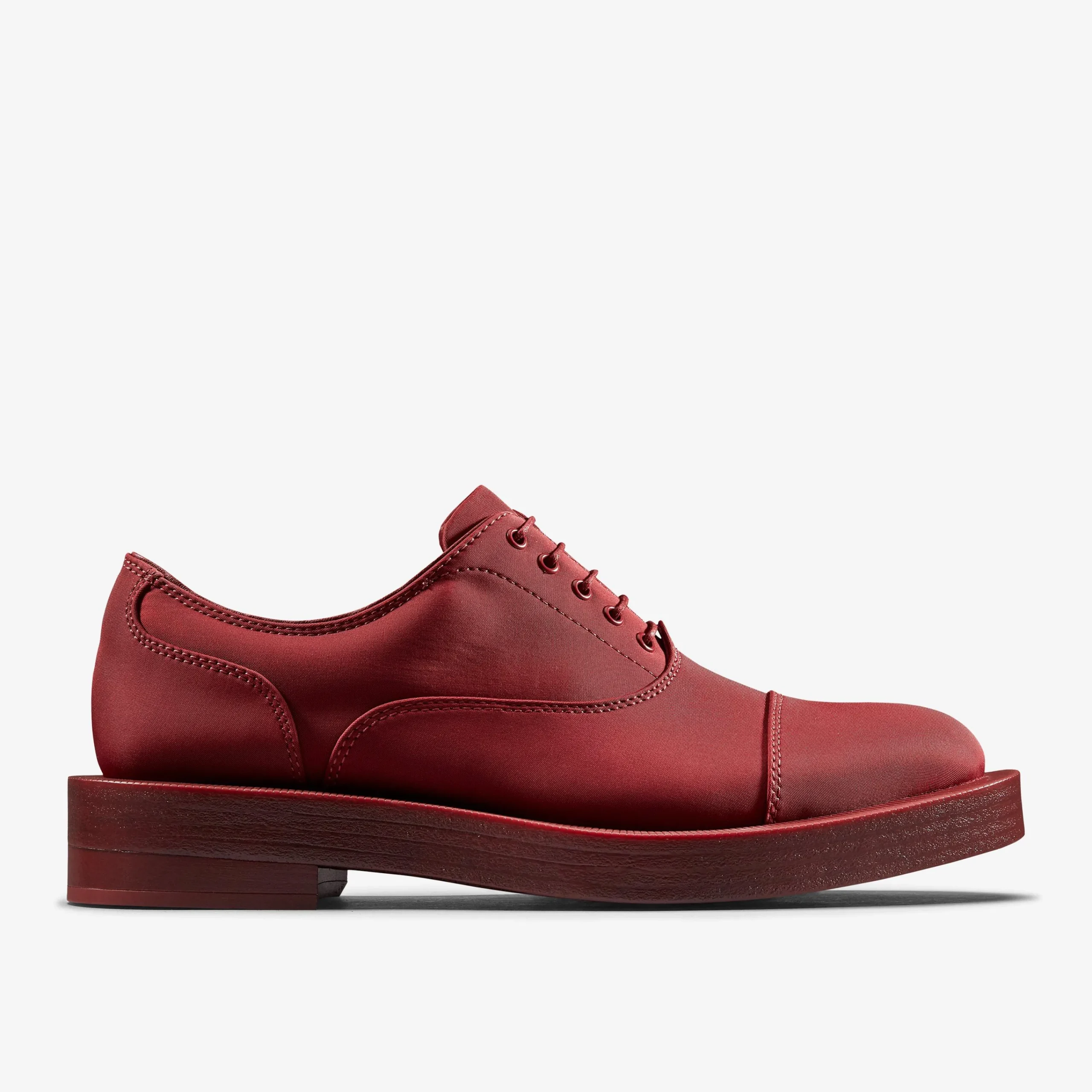 Clarks Martine Rose Womens Oxford 2 Oxblood Textile Shop