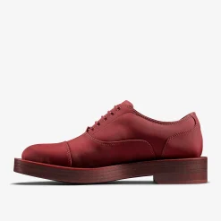 Clarks Martine Rose Womens Oxford 2 Oxblood Textile Shop