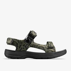Clarks Martine Rose Womens Sandal 2 Green Textile Clearance