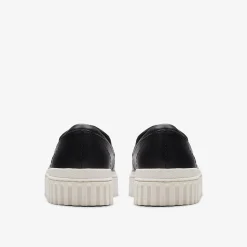 Clarks Mayhill Cove Black Leather Discount