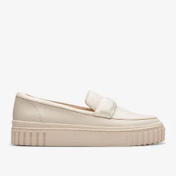 Clarks Mayhill Cove Cream Leather Discount