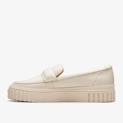 Clarks Mayhill Cove Cream Leather Discount