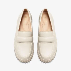 Clarks Mayhill Cove Cream Leather Discount